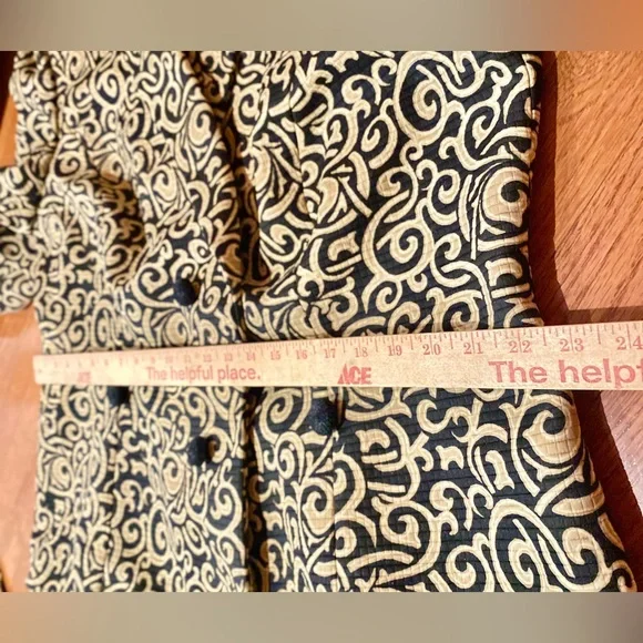 Liz Claiborne Black and Cream Patterned Blazer 20W - Picture 12 of 17